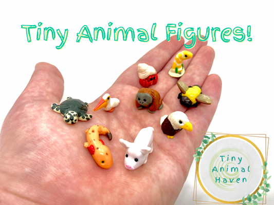 Tiny Animal Figurines | Mini Animal Figurines | Tiny Animal Haven