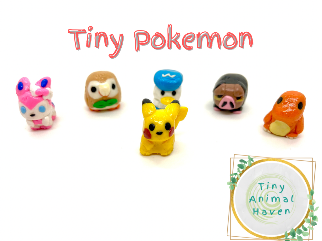 Tiny Pokemon Figures | Tiny Pokemon Figures | Tiny Animal Haven